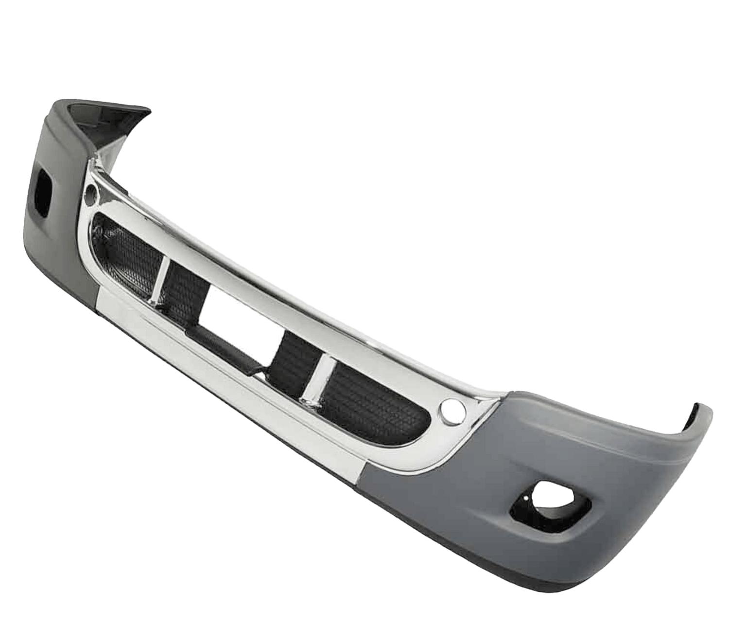 Freightliner Cascadia 2008 - 2017 - Plastic Bumper With Chrome Trim - HD Truck Source