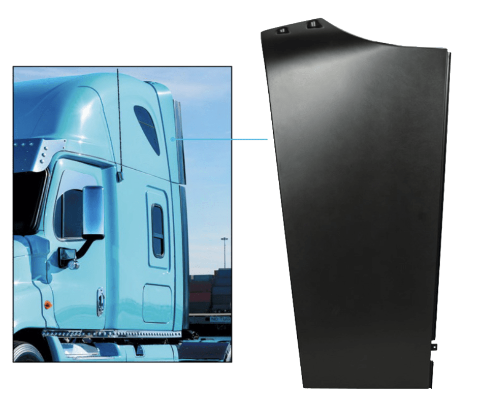 Freightliner Cascadia 2008 - 2025 - Upper Sleeper Fairings - HD Truck Source