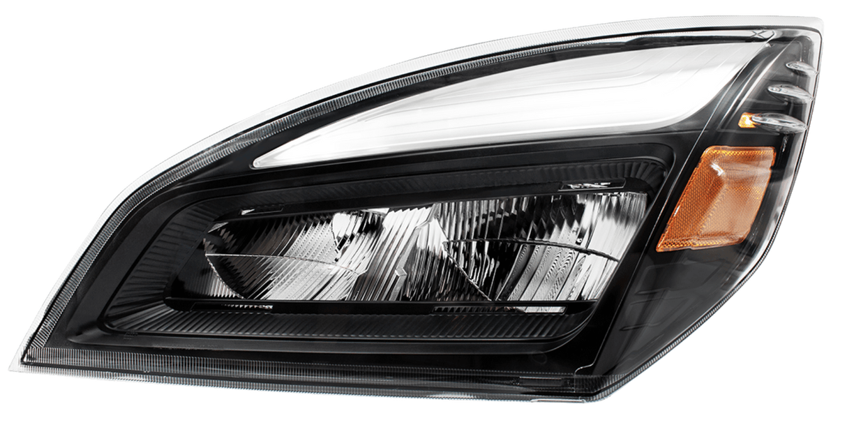 Freightliner Cascadia 2018 - 2024 - High Power Chrome LED Headlights - HD Truck Source