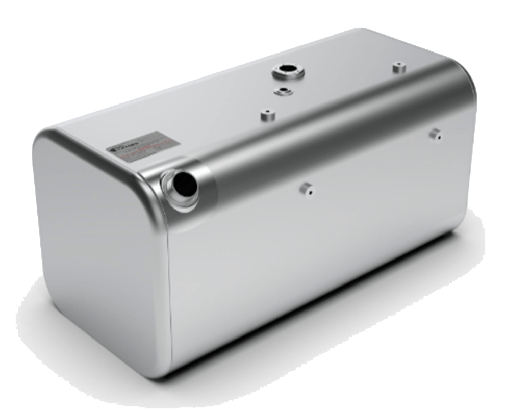 Freightliner FL 60/70 - 55 Gallon Square Fuel Tank Rear Fill 18 x 18.5 x 38 Inch - HD Truck Source