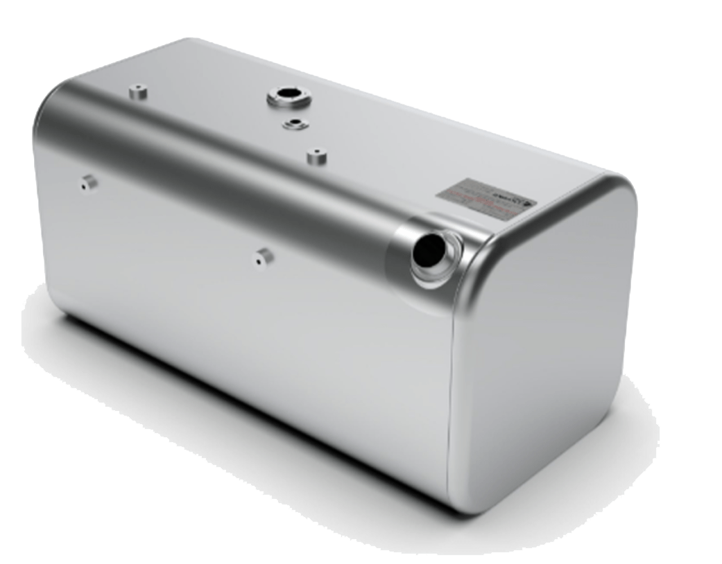 Freightliner FL 60/70 - 55 Gallon Square Fuel Tank Rear Fill 18 x 18.5 x 38 Inch - HD Truck Source