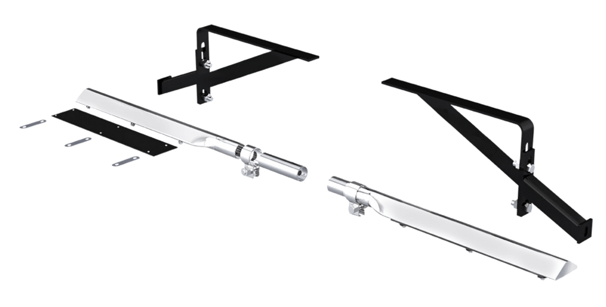 Half Tandem Fender Universal Stainless Steel Heavy Duty Attachment Kit - HD Truck Source