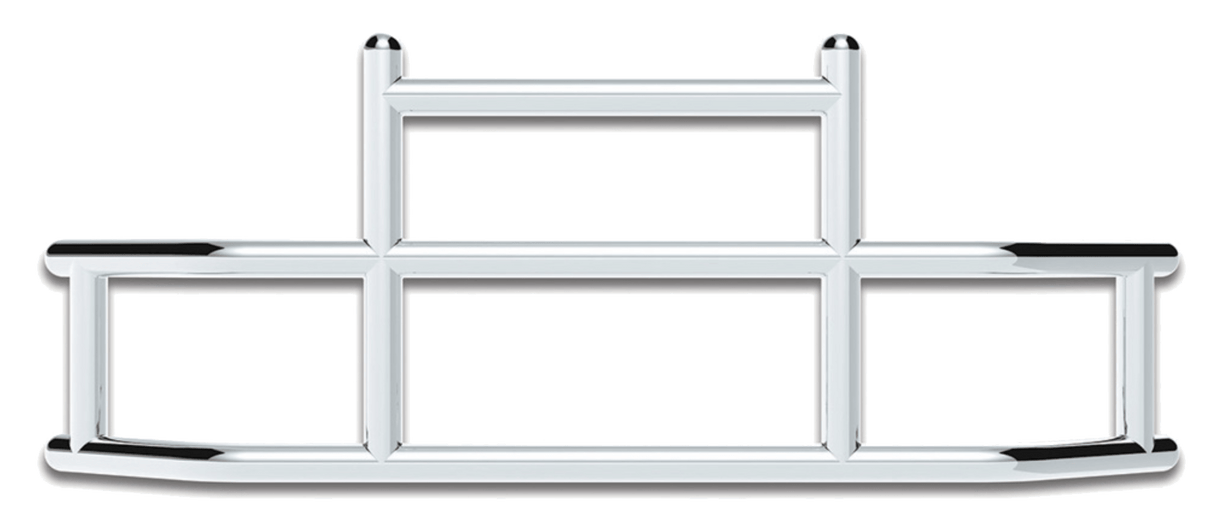 Highwayshield I20R Stainless Steel Grille Guard With Bracket Kit - HD Truck Source