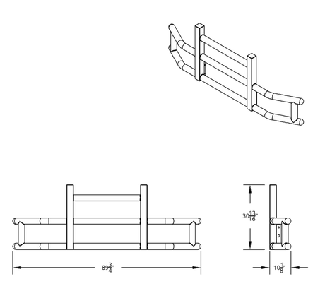 Highwayshield I25 Stainless Steel Grille Guard With Bracket Kit - HD Truck Source