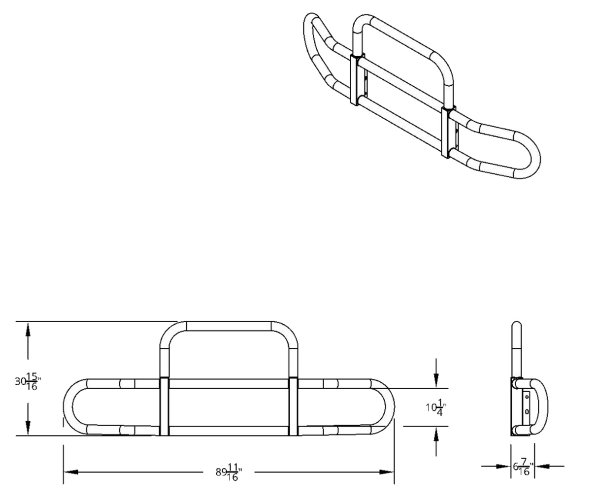 Highwayshield I30 Stainless Steel Grille Guard With Bracket Kit - HD Truck Source