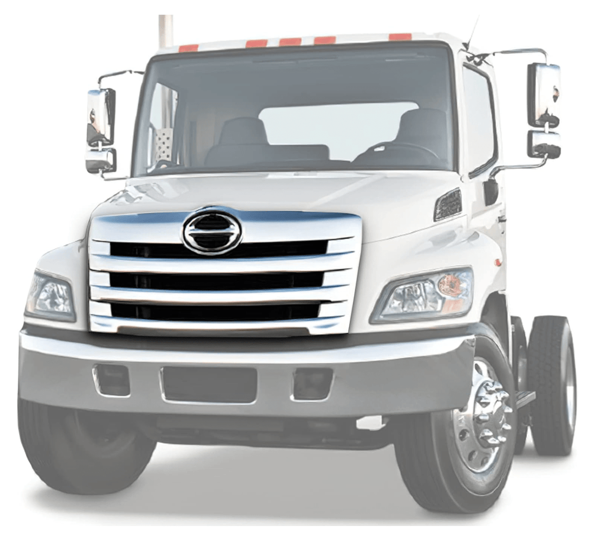 Hino 238, 258, 268, 338, 2011 and Newer - Chrome Grille - HD Truck Source