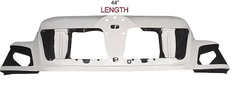 Hino 238 258 268 And 338 - 50 Inch Fiberglass Hood With Short Grille - HD Truck Source