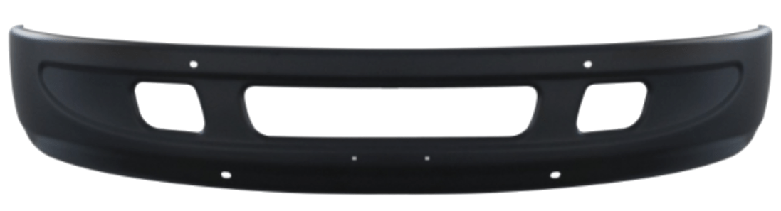 International 2002 - 2019 - Bumper With Small Tow Holes Black Or Chrome - HD Truck Source