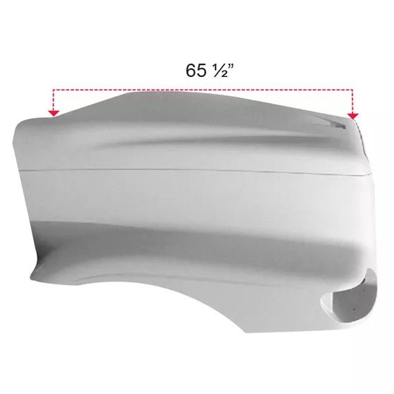 International 9400 1997 To 1999 - 65.5 Inch Fiberglass Hood - HD Truck Source