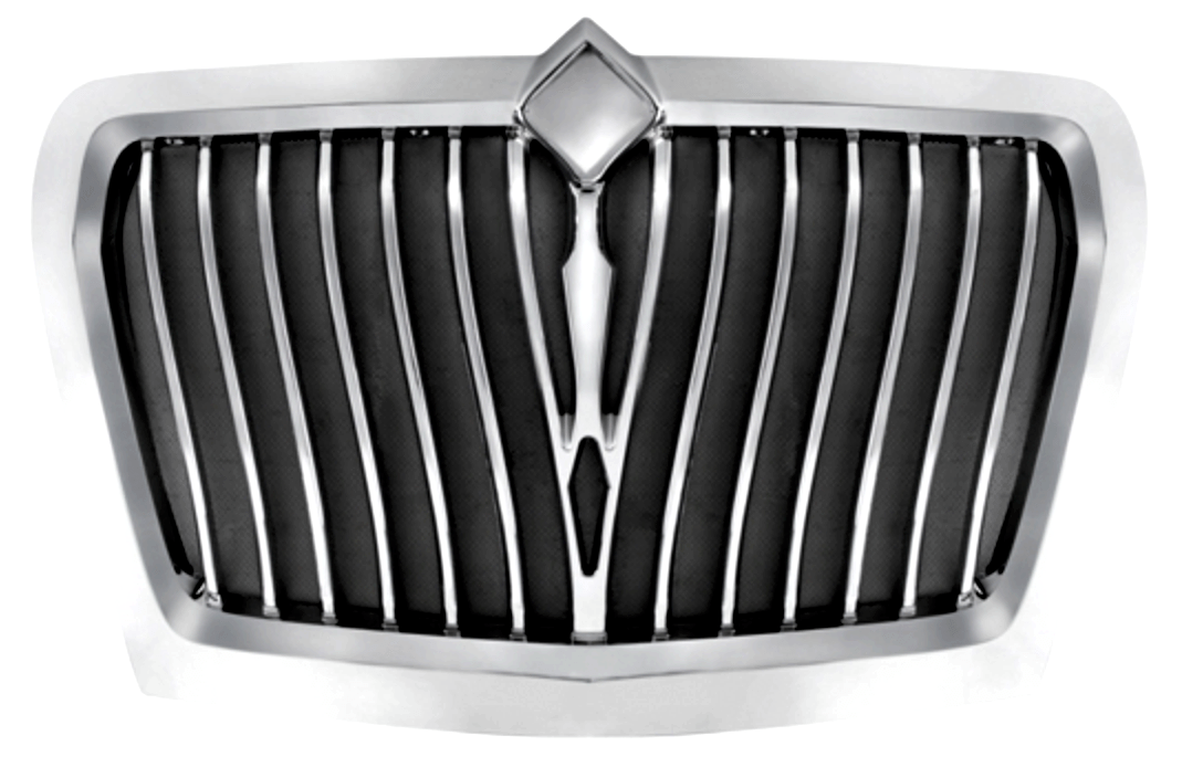 International LT 2018 - 2025 - Curved Style Grille With Bug Screen - HD Truck Source