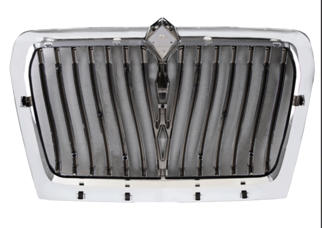 International LT 2018 - 2025 - Curved Style Grille With Bug Screen - HD Truck Source