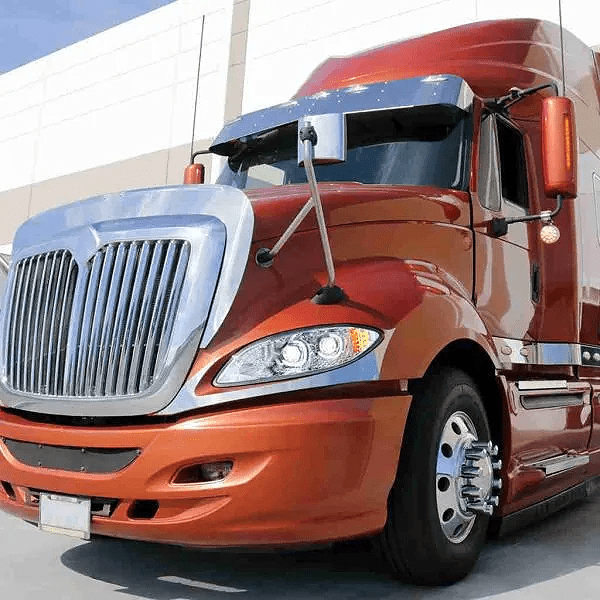 International Prostar 2006 - 2017 - Chrome Grille With Vertical Bars & Bug Screen - HD Truck Source
