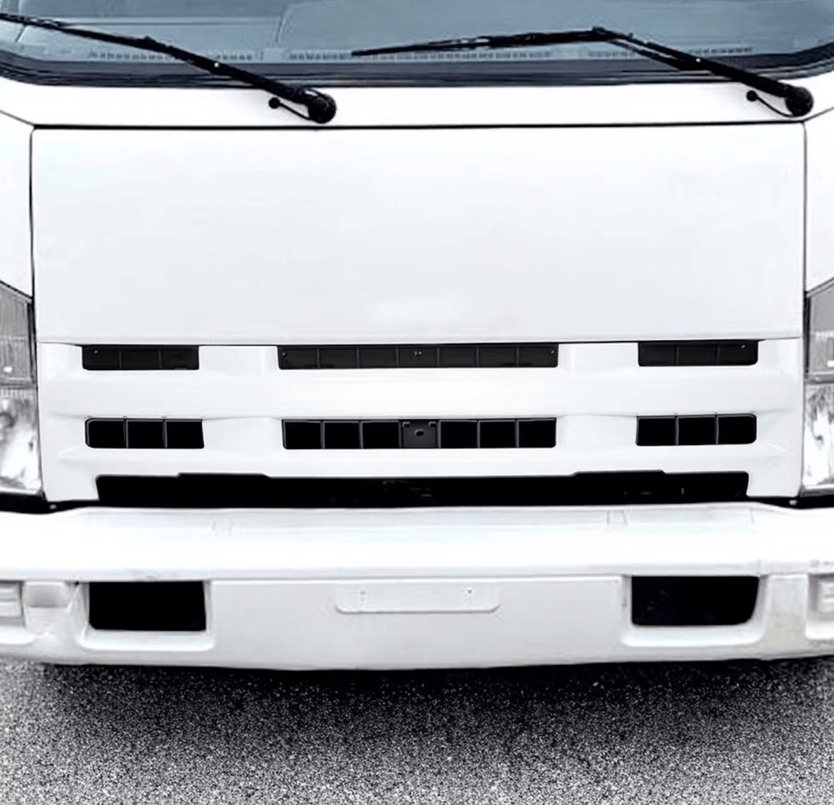 Isuzu NPR (ELF 200/300) 2008 - 2015 - White Painted Grille - HD Truck Source