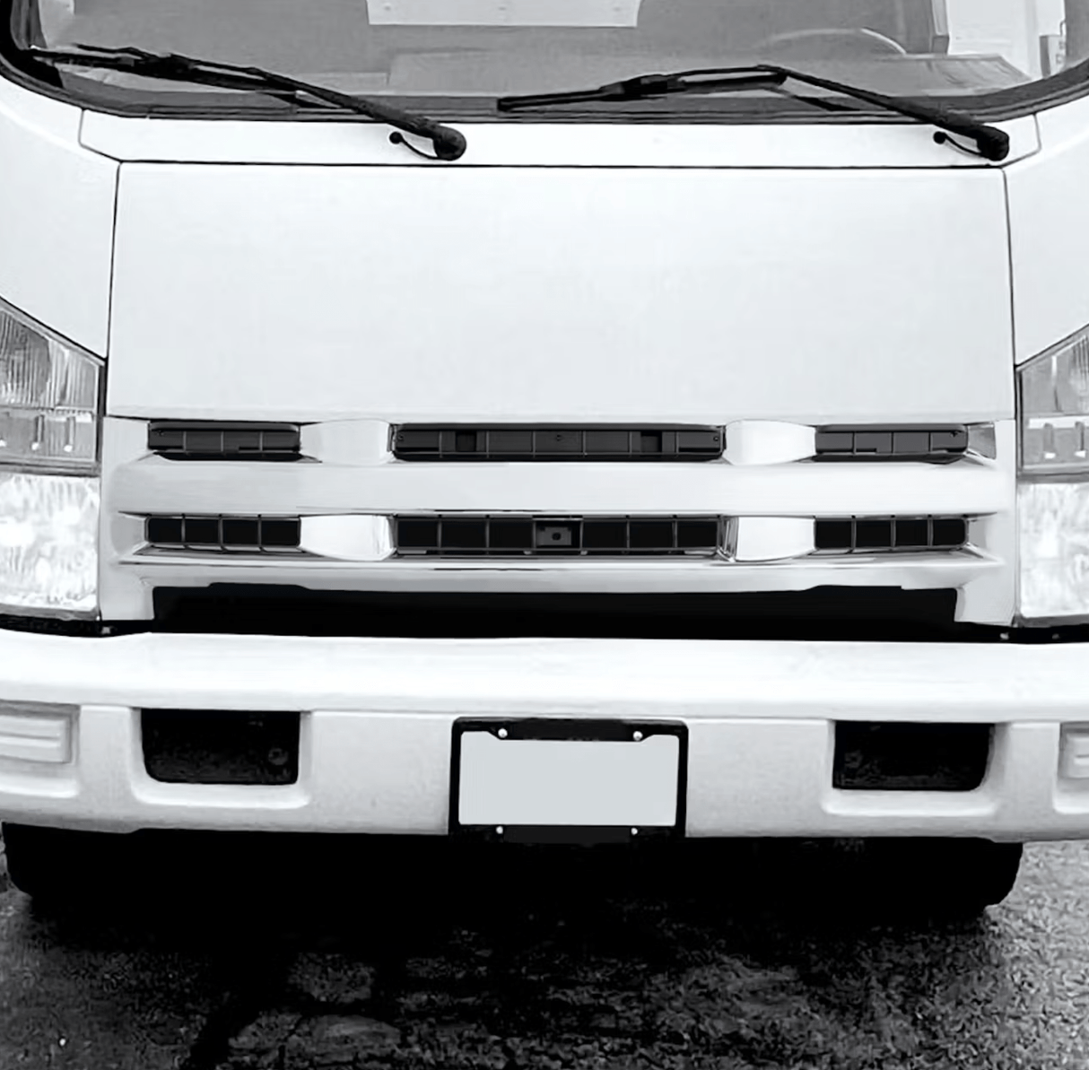 Isuzu NPR (ELF 400/500/600) 2008 - 2015 - Chrome Grille - HD Truck Source