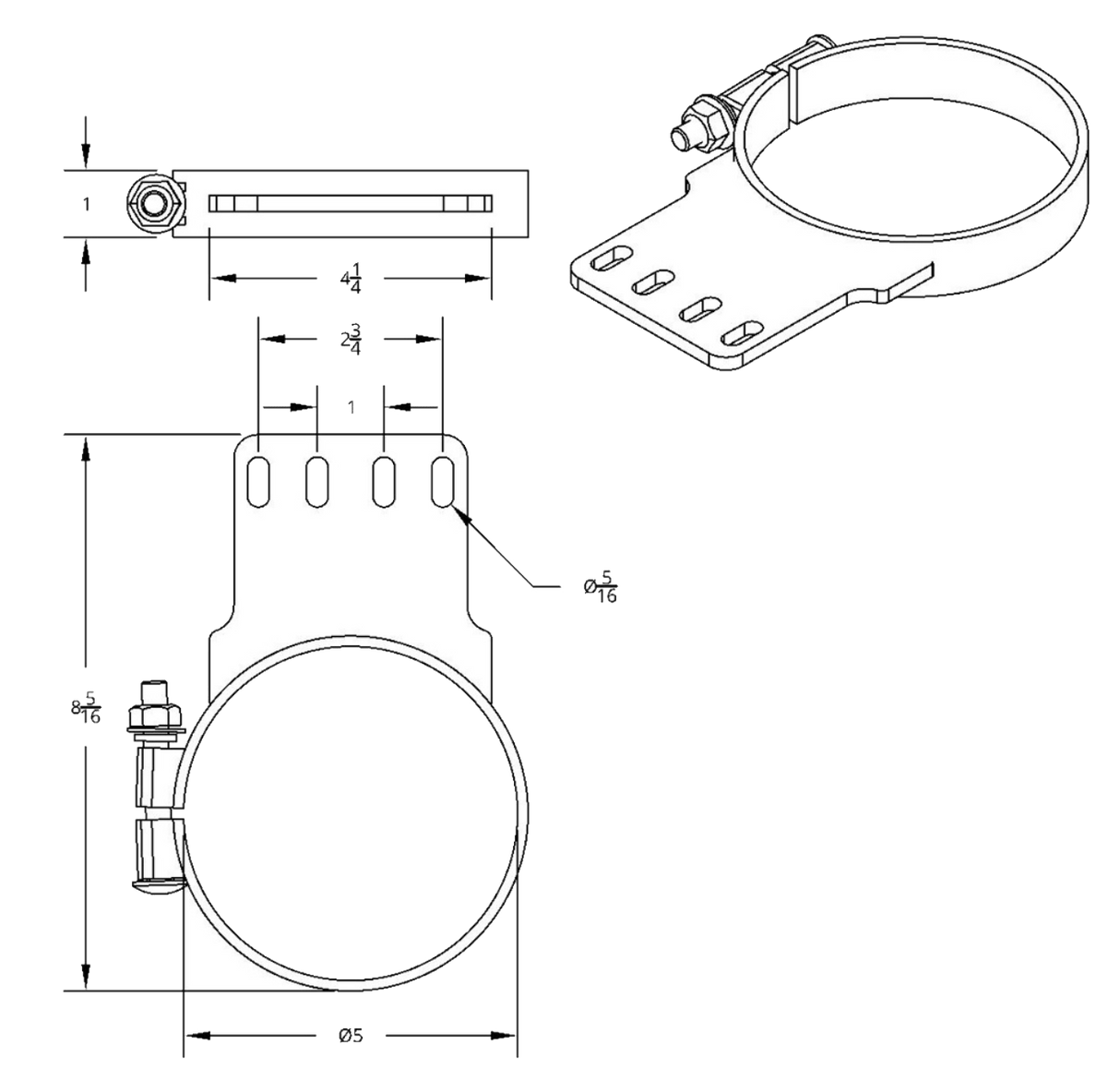 Kenworth - Chrome Exhaust Clamp - HD Truck Source