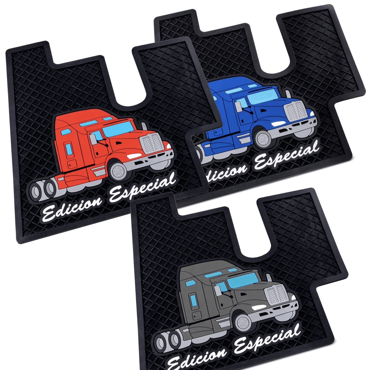 Kenworth T600/660 - Ribbed Rubber Floor Mats - HD Truck Source