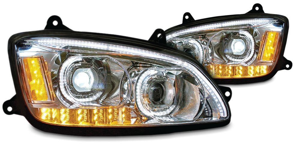 Kenworth T660 2008 - 17 LED Headlight Chrome (Driver) - HD Truck Source