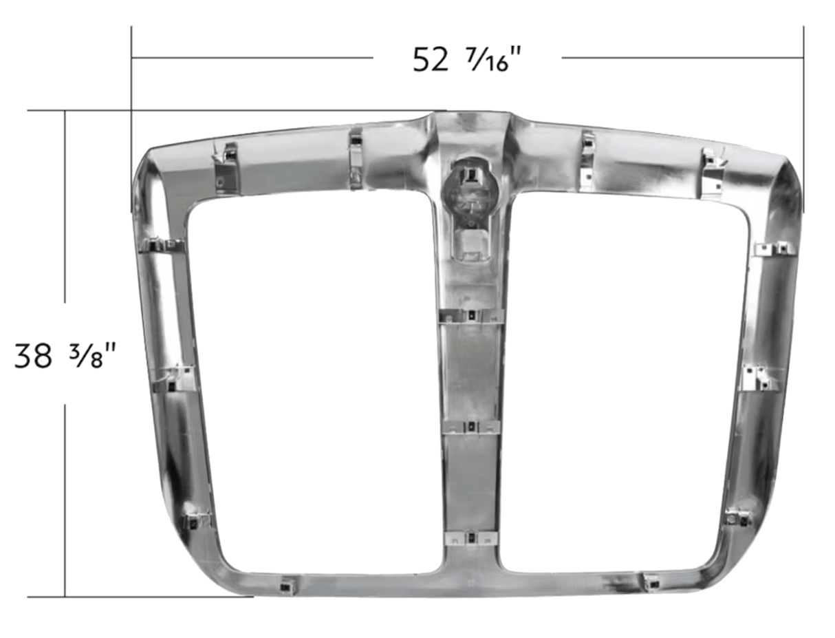 Kenworth T680 2013 - 2021 - Chrome Grille - HD Truck Source
