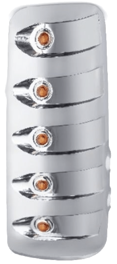 Kenworth T680 T880 - Chrome Plated Mirror Cover With LEDs - HD Truck Source