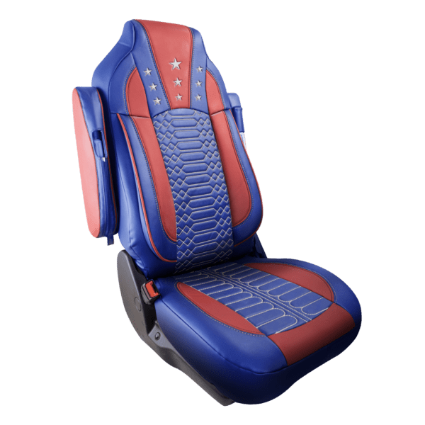 Kenworth T680, T880, W990 Semi Truck Faux Leather Seat Cover – American Star Full Set - HD Truck Source