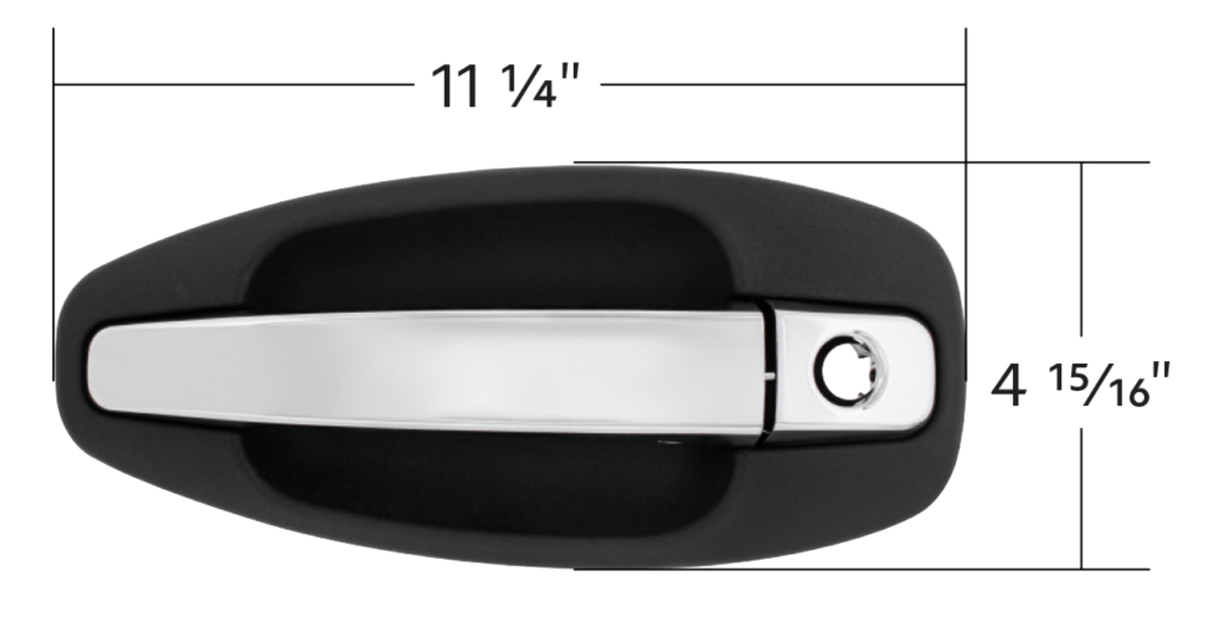 Kenworth T680/T880 and W990 - Chrome Exterior Handle - HD Truck Source