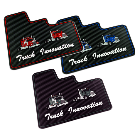 Kenworth W900/T800/T600 - Rubber Floor Mats - HD Truck Source