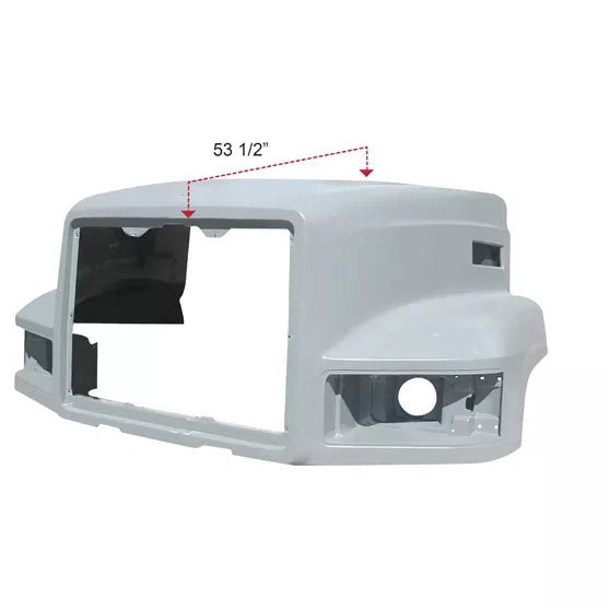 Mack CH 600 1988 And Newer - 53.5 Inch Fiberglass Hood - HD Truck Source