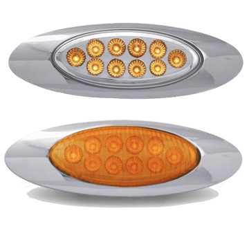 Millennium Clearance Marker LED Lights With Reflectors - HD Truck Source