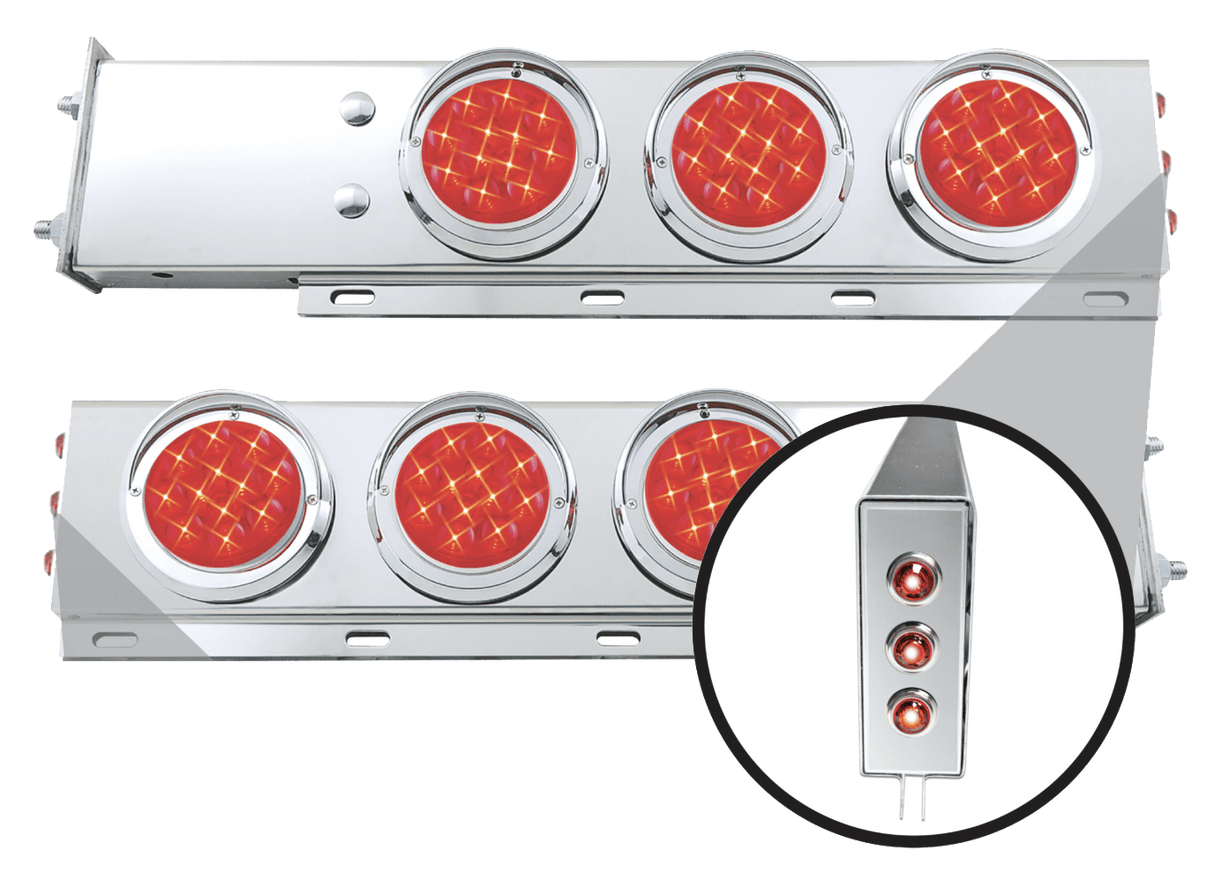 Mud Flap Hangers With End Lights - HD Truck Source