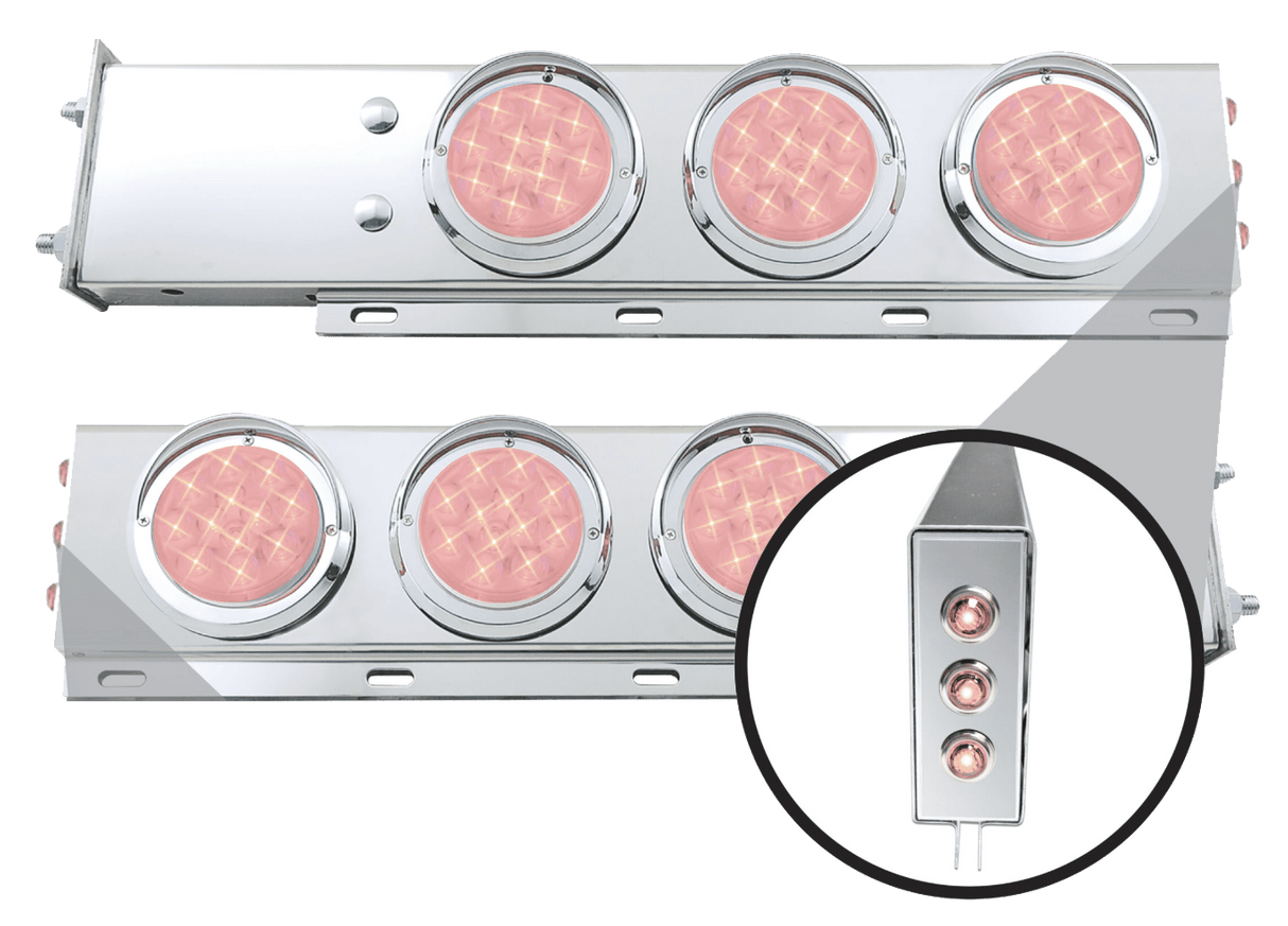 Mud Flap Hangers With End Lights - HD Truck Source