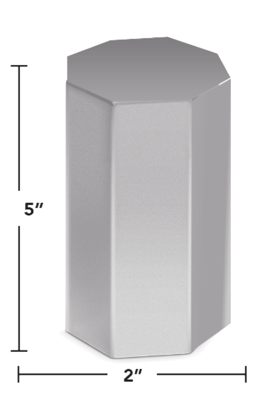 Octagon 33mm Screw - On Chrome Lug Nut Cover - HD Truck Source