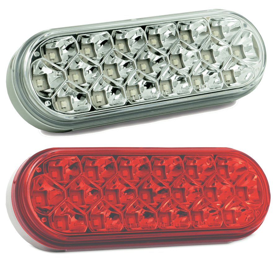 Oval Beehive Style STT Lights With 19 LEDs - HD Truck Source