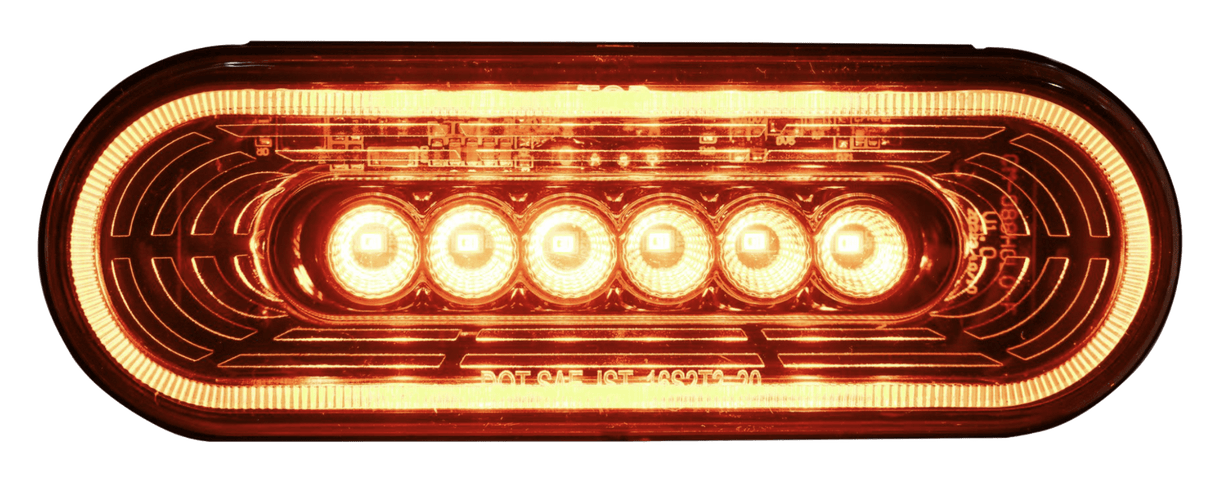 Oval Chasm Style STT Lights With 22 LEDs - HD Truck Source