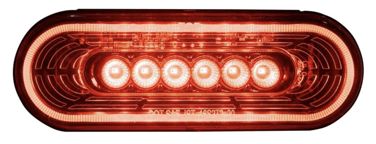 Oval Chasm Style STT Lights With 22 LEDs - HD Truck Source