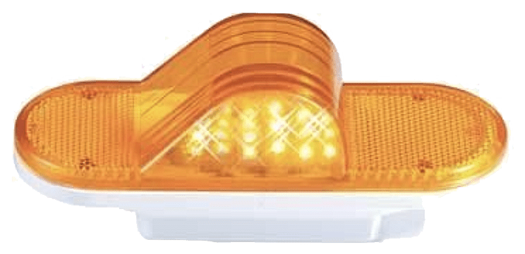 Oval Side STT Clearance Marker LED Light - HD Truck Source