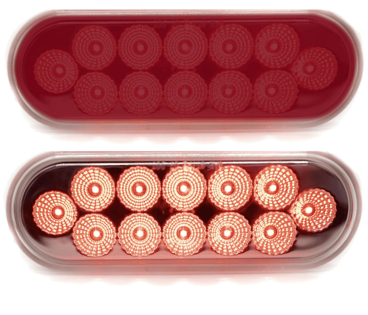 Oval STT Lights With 12 LEDs - HD Truck Source