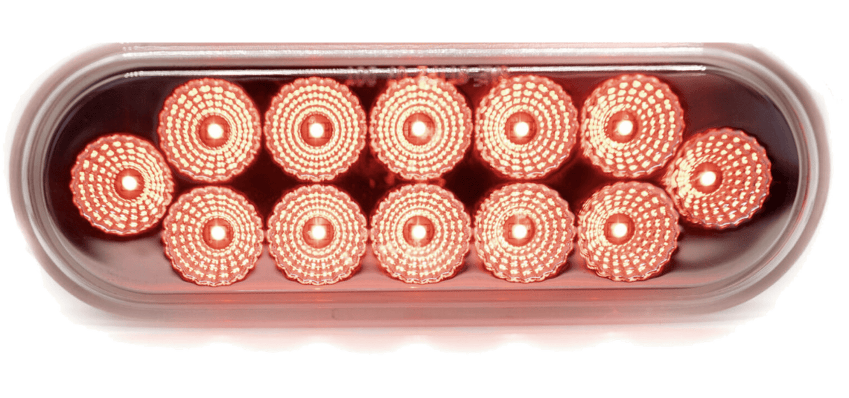 Oval STT Lights With 12 LEDs - HD Truck Source