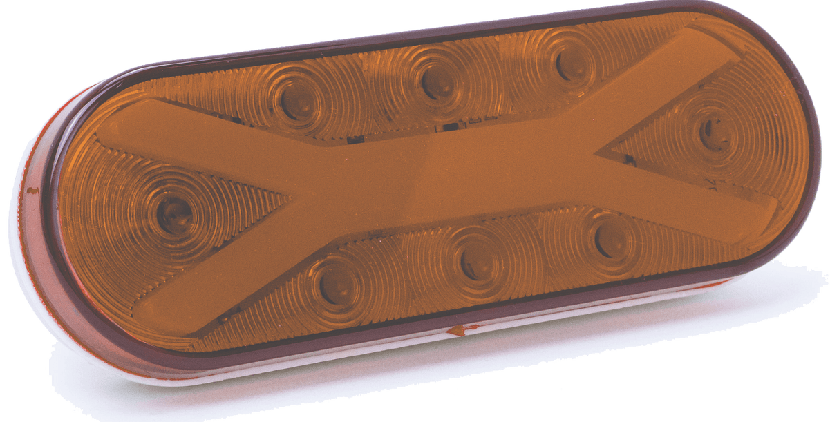 Oval "X" Style Halo With 8 LED LIghts - HD Truck Source