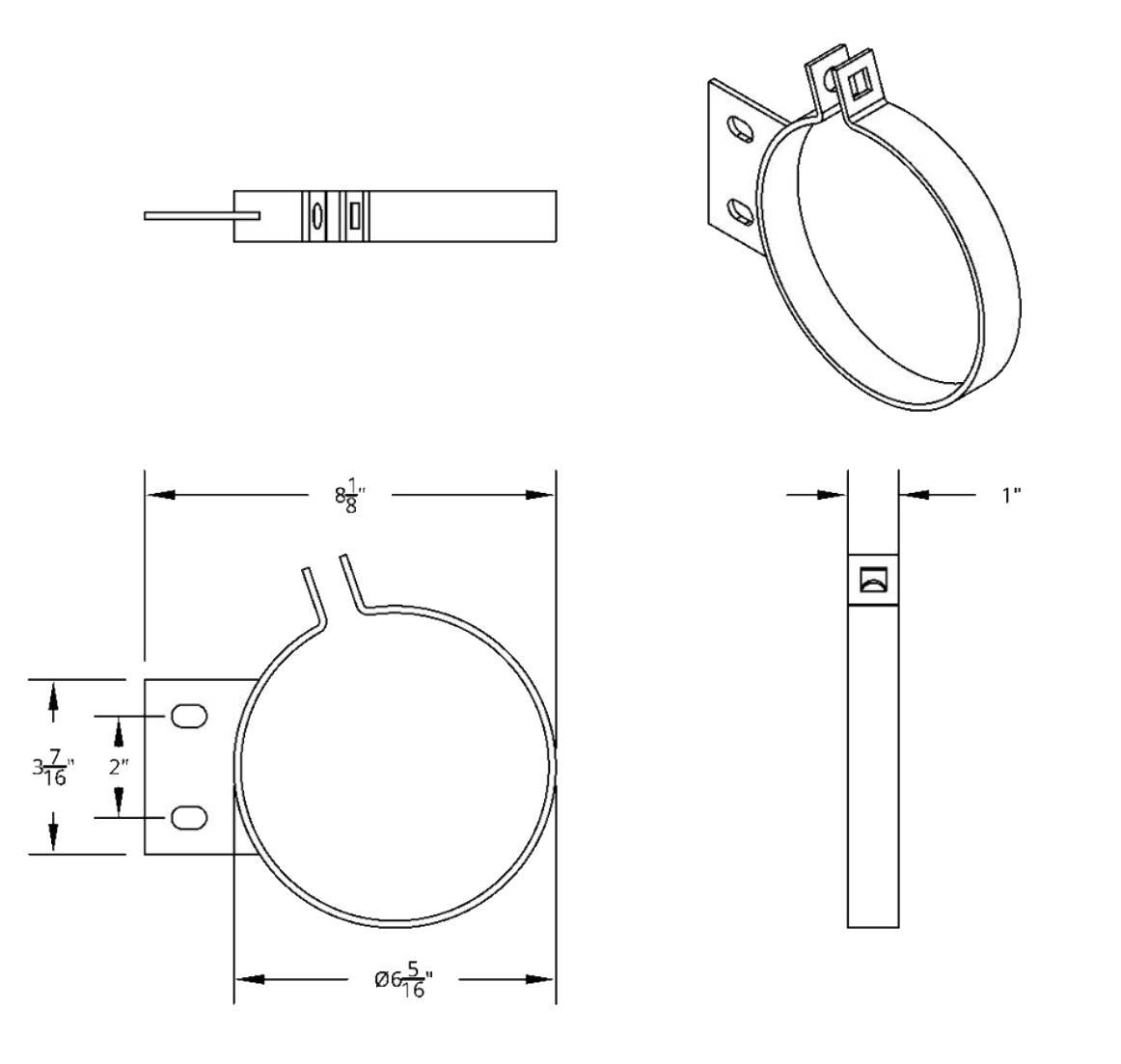 Peterbilt - 304 Stainless Steel Exhaust Clamp 4, 5, 6, 7 Inch - HD Truck Source