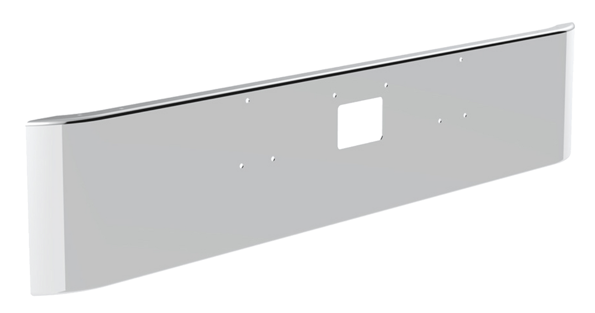 Peterbilt 379 1987 - 2007 - SS Clad Aluminum Bumper With Curved Ends - HD Truck Source