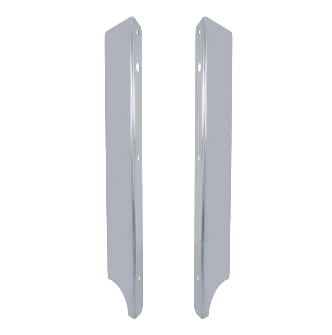 Peterbilt 379 With 4 Headlight System - Stainless Steel Side Grille Deflectors - HD Truck Source