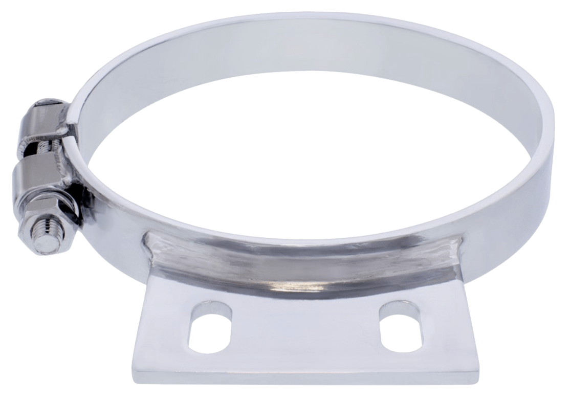 Peterbilt - Chrome Exhaust Clamp 5, 6, 7, 8 Inch - HD Truck Source