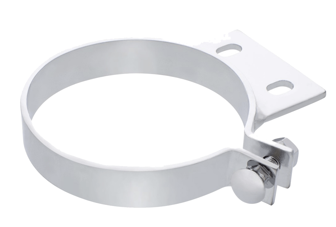 Peterbilt - Chrome Exhaust Clamp 5 and 6 Inch - HD Truck Source