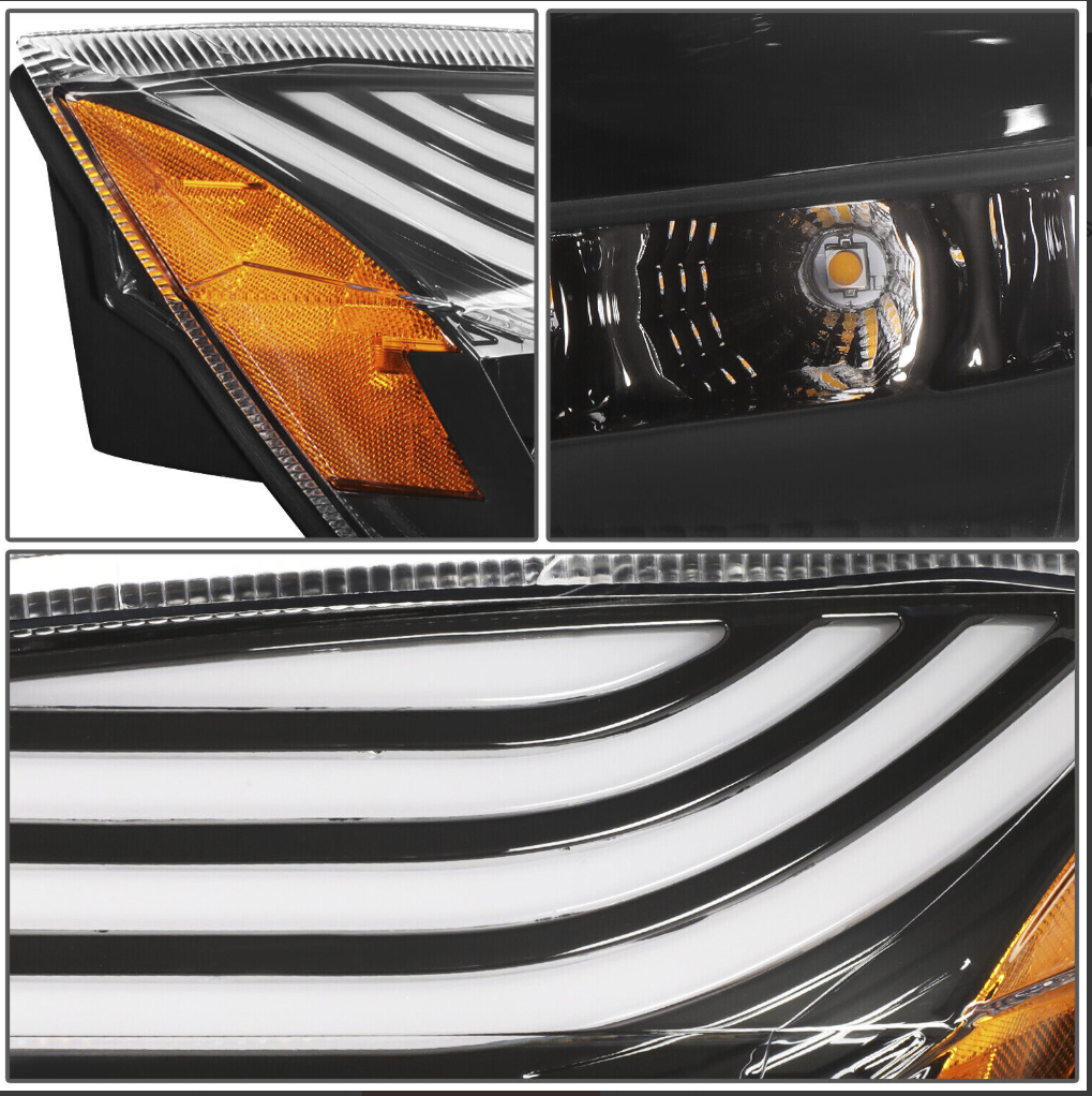 Freightliner Cascadia (2018-Newer) LED Headlight (Chrome or Black Inner Housing)