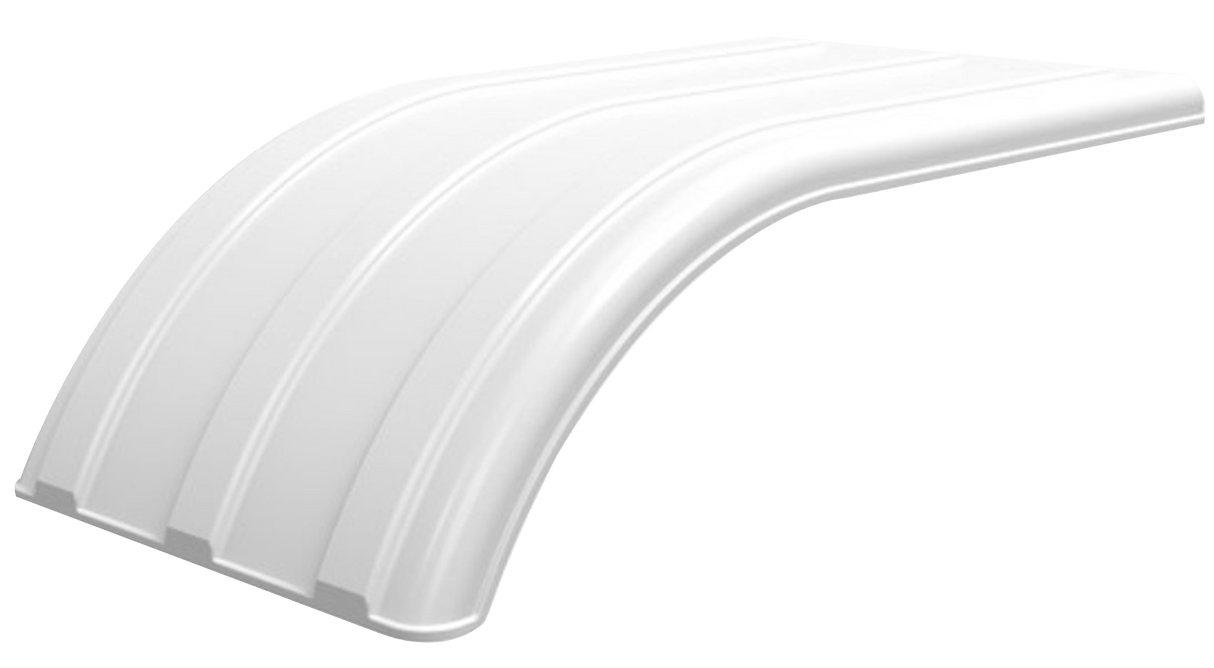 Poly Solid Color Half Tandem Fender 53 x 26 Inch - HD Truck Source