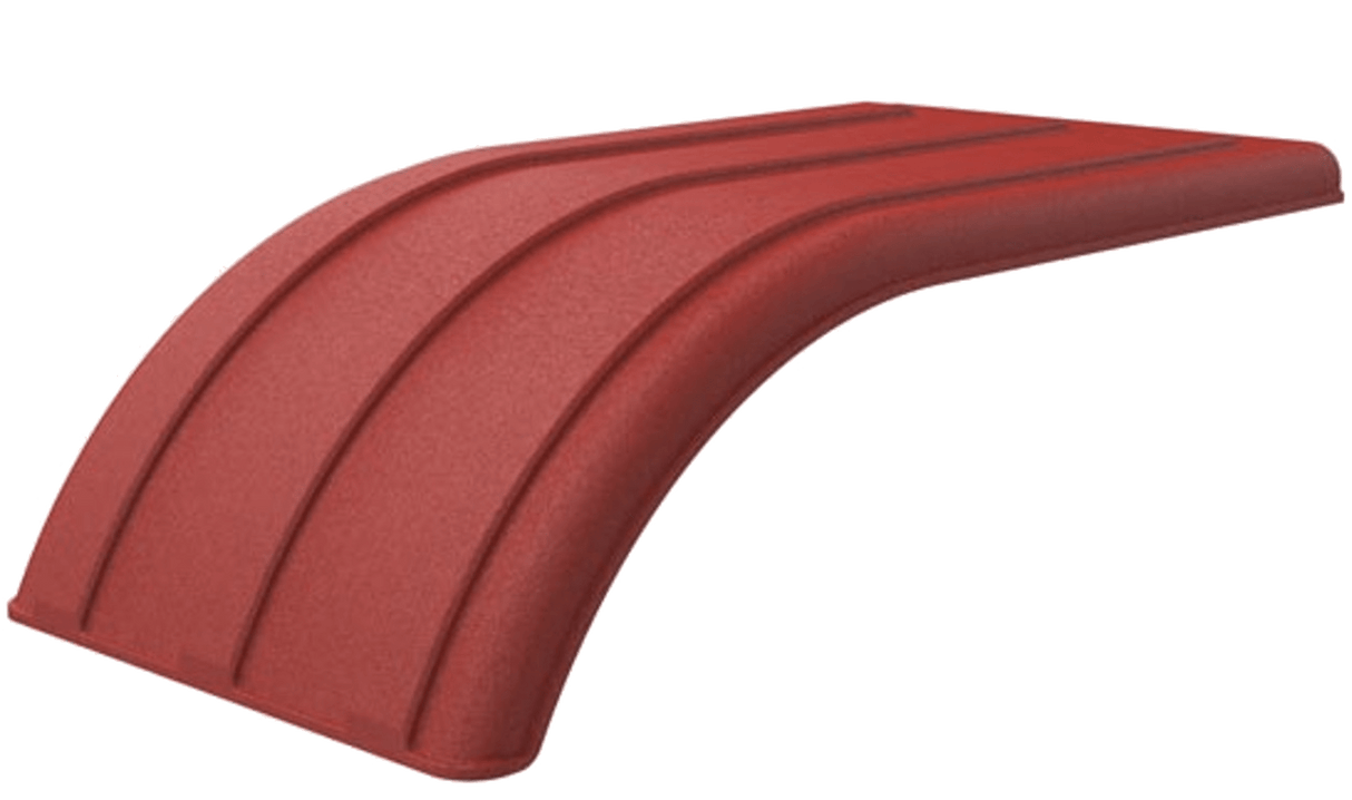 Poly Solid Color Half Tandem Fender 53 x 26 Inch - HD Truck Source