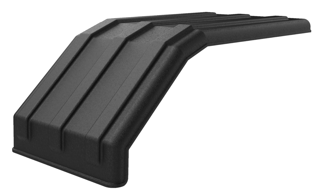 Poly Solid Color Half Tandem Square Back Fender 52 x 24 Inch - HD Truck Source