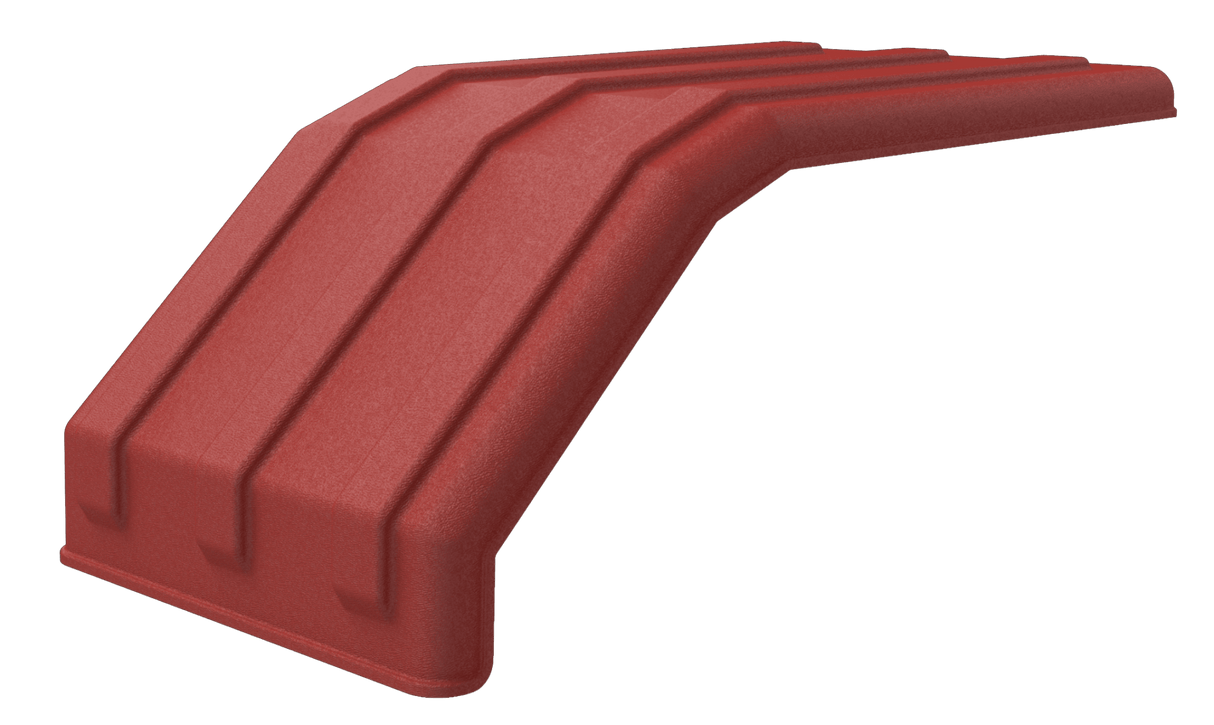 Poly Solid Color Half Tandem Square Back Fender 52 x 24 Inch - HD Truck Source