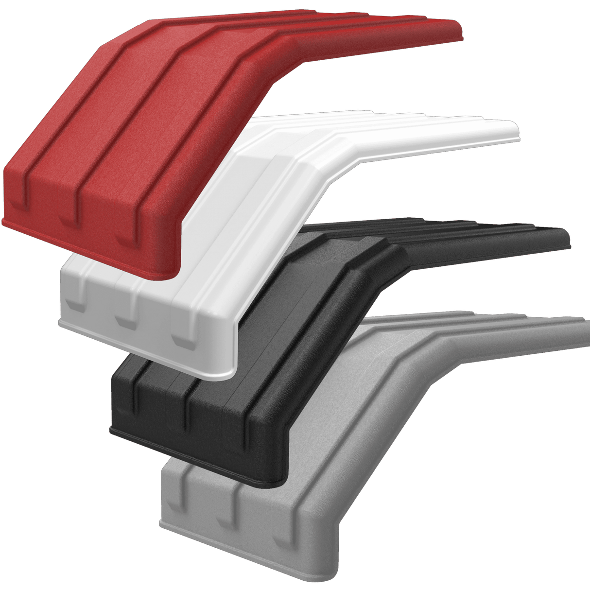 Poly Solid Color Half Tandem Square Back Fender 52 x 24 Inch - HD Truck Source