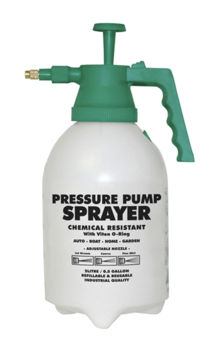 Pressure Pump Sprayer Hand Held Chemical Resistant 2 Liter - HD Truck Source